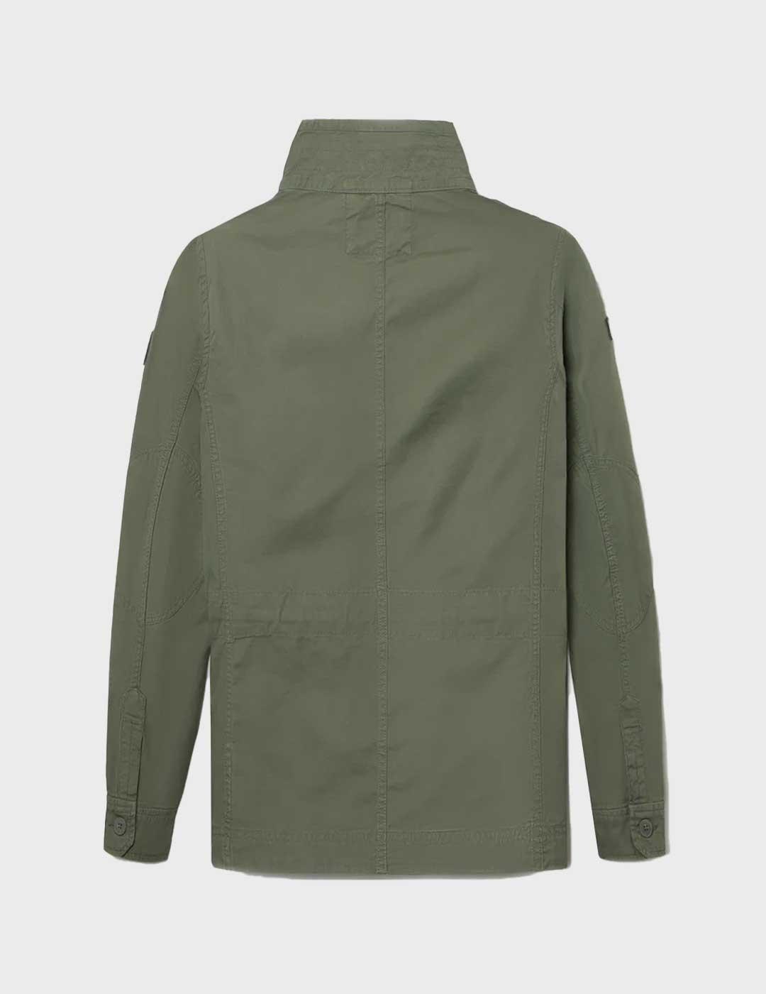 Silbon chaqueta militar verde para hombre