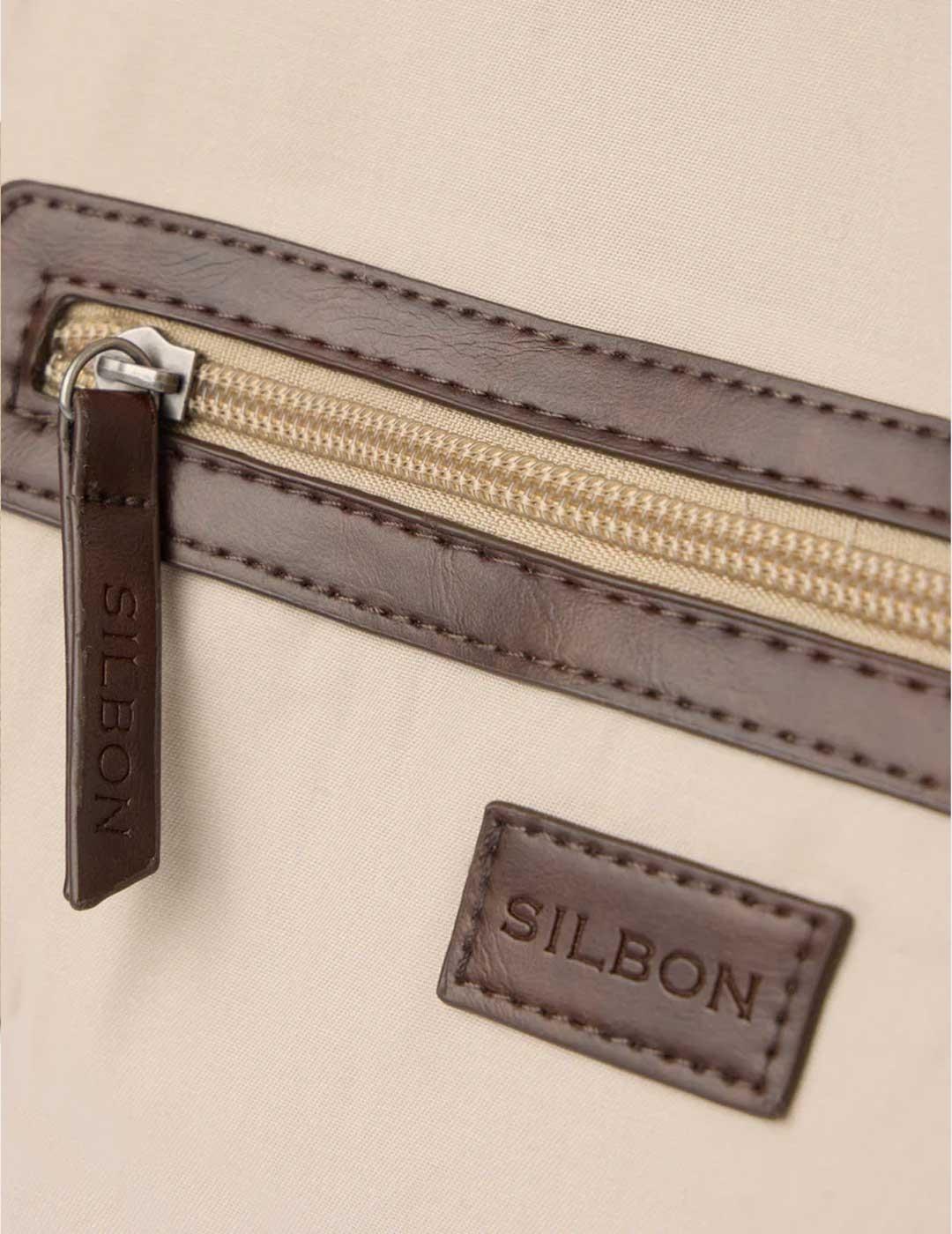 Silbon neceser beige para hombre