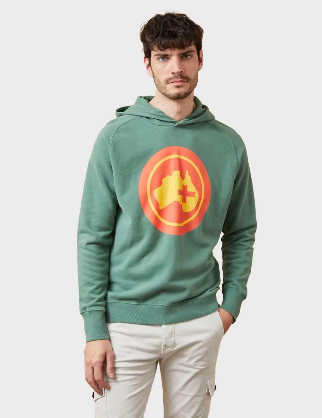 Altonadock sudadera verde para hombre y mujer