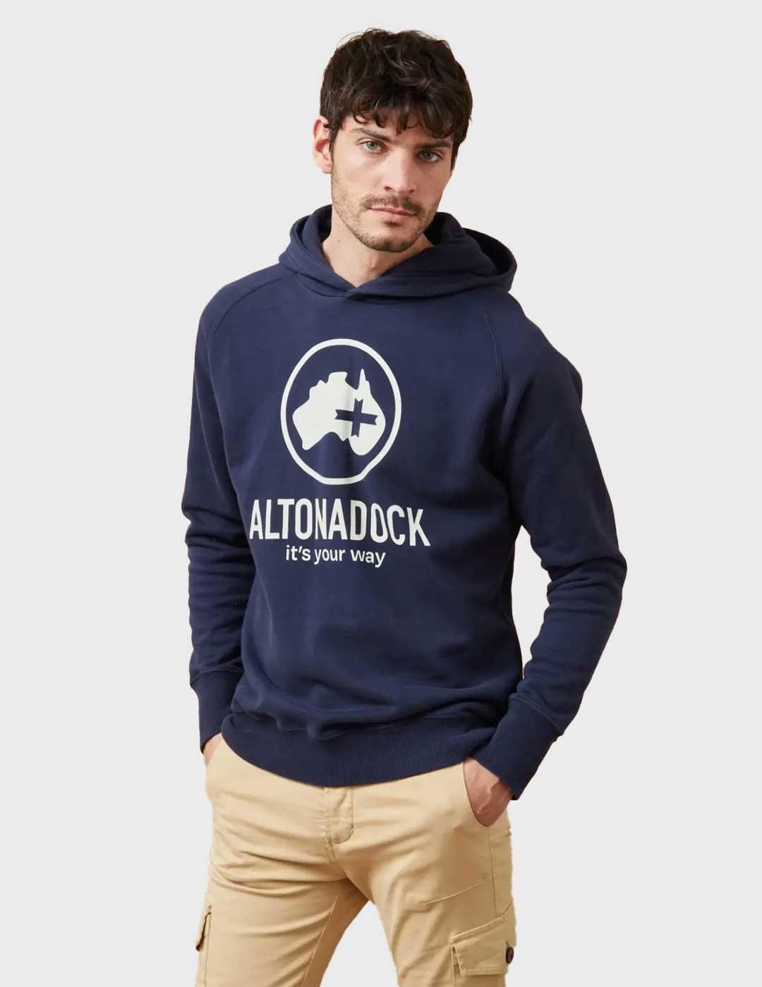 Altonadock sudadera azul para hombre y mujer