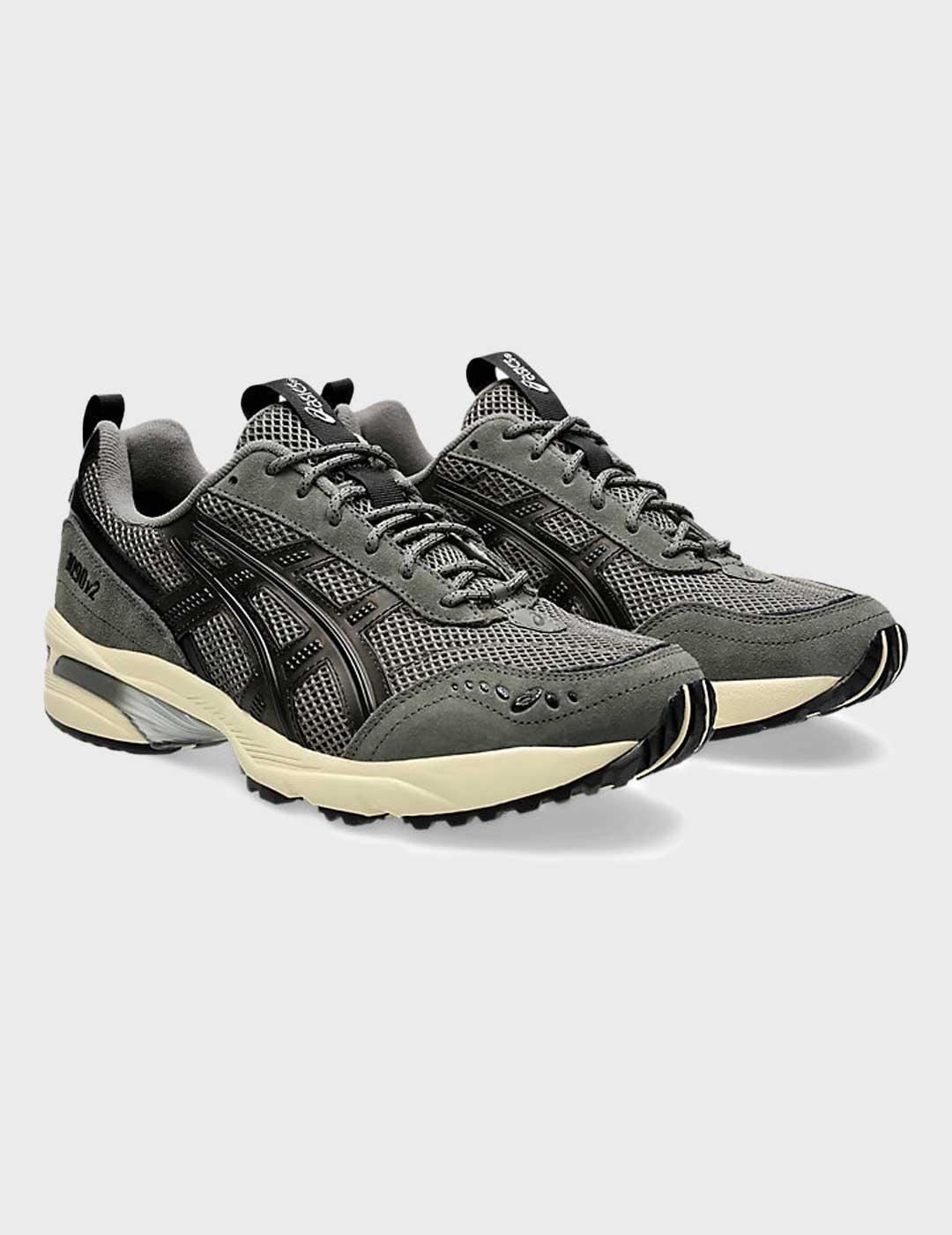 Asics Gel-1090V2 zapatilla gris verdoso para hombre