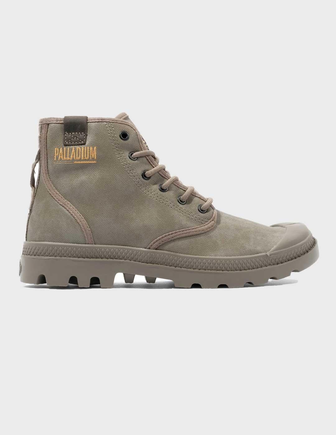 Palladium Pampa Hi Coated botas verdes para hombre