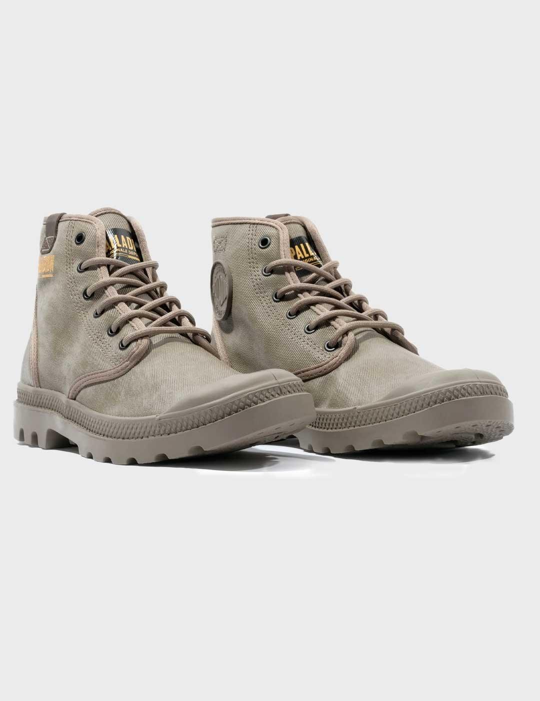 Palladium Pampa Hi Coated botas verdes para hombre