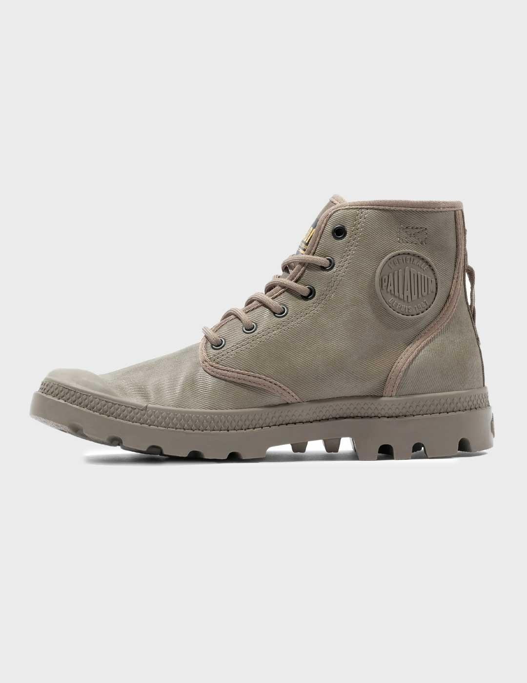 Palladium Pampa Hi Coated botas verdes para hombre