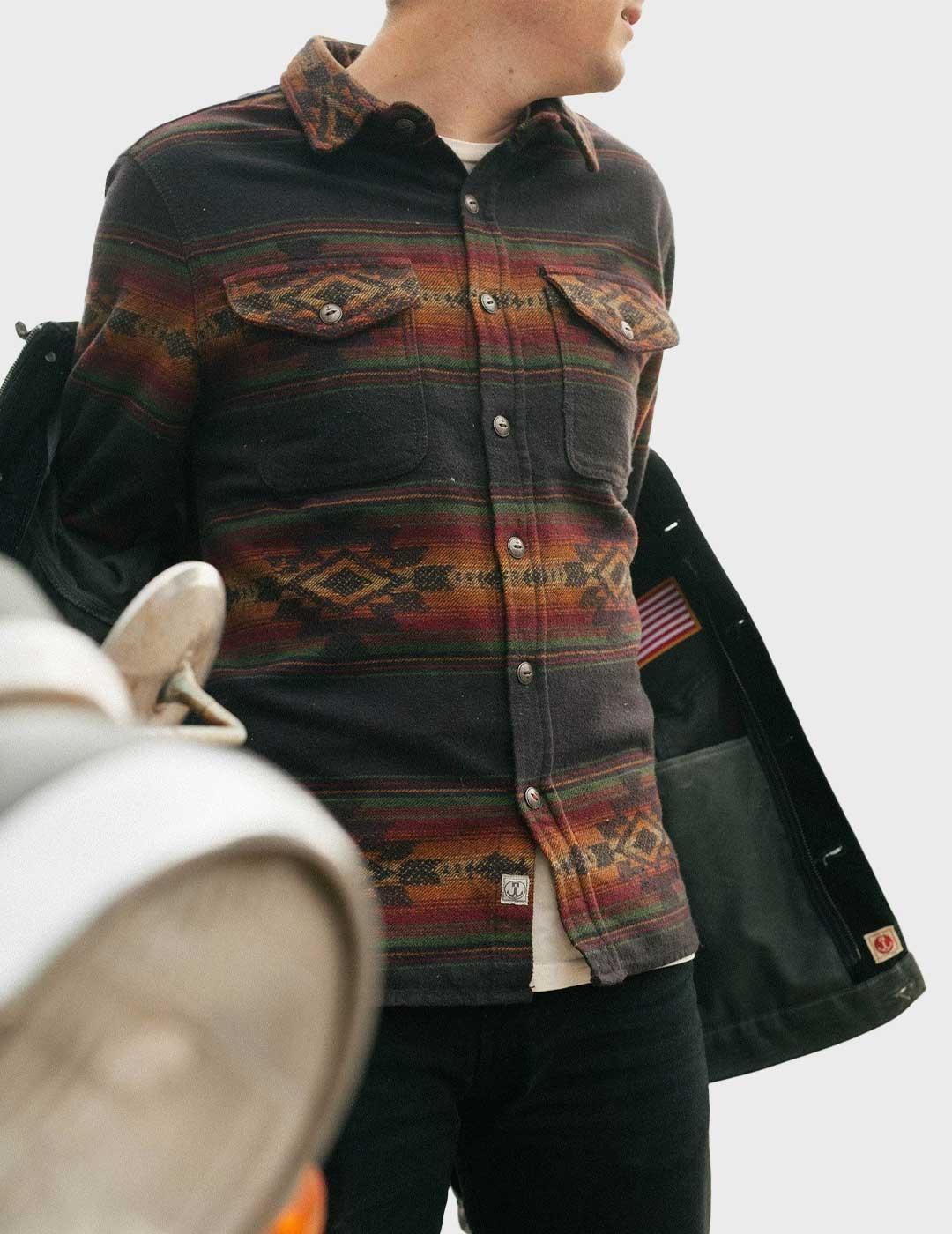 Iron and Resin Klamath camisa multicolor para hombre