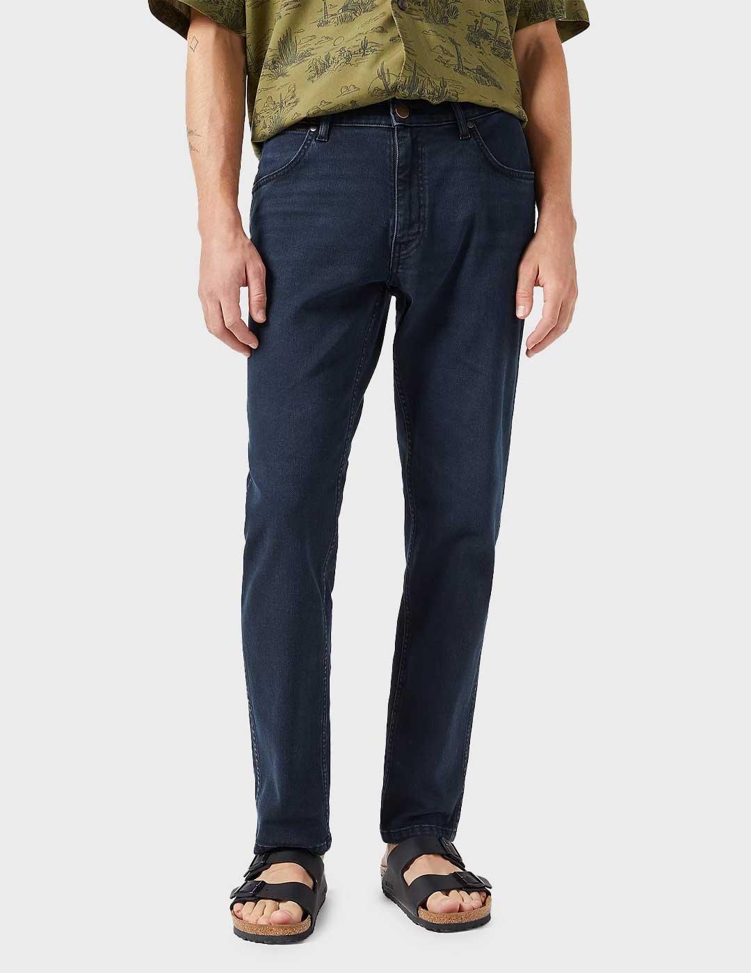 Wrangler River true tapared pantalón negro para hombre