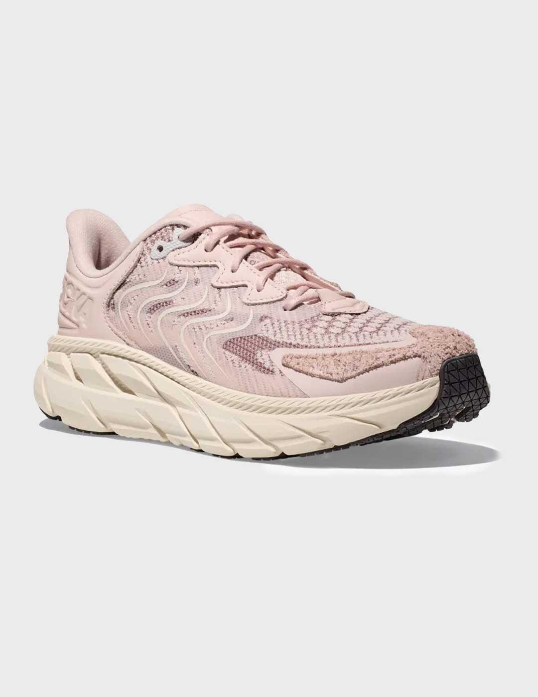 Hoka Clifton Ls Pearl Gal zapatilla rosa para mujer