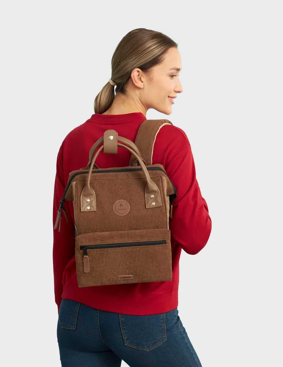 Cabaia Canton small mochila marróncpara hombre y mujer