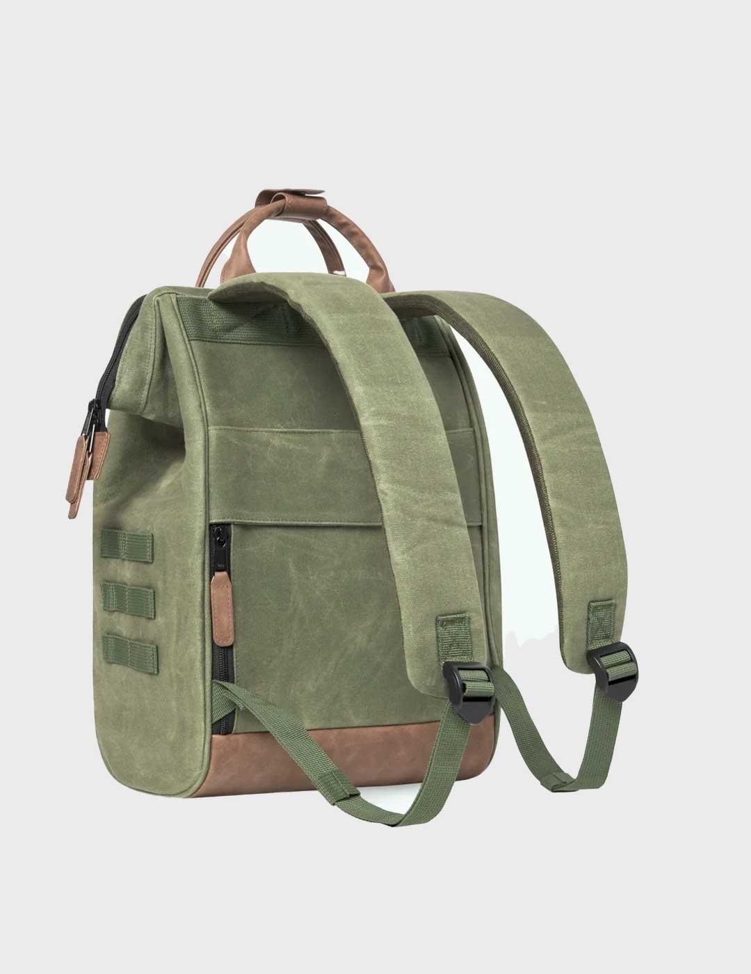 Cabaia Nicosei mochila verde para hombre y mujer