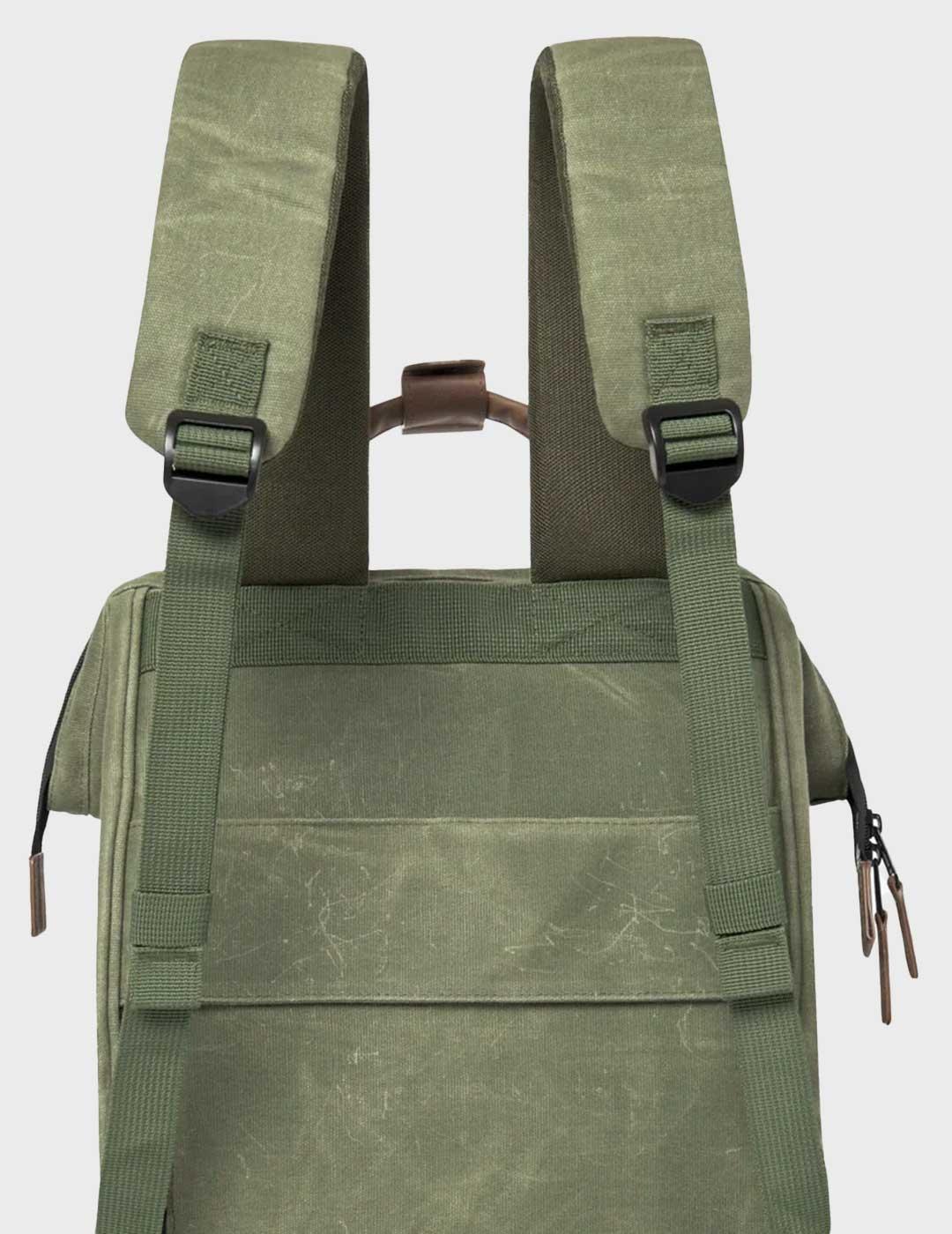 Cabaia Nicosei mochila verde para hombre y mujer