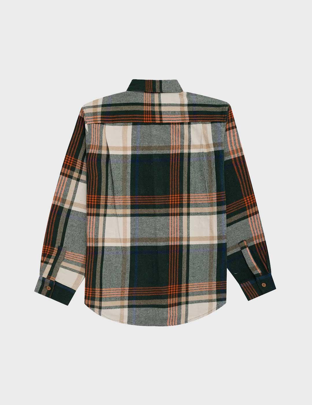 Parlez Rotan Check camisa verde para hombre