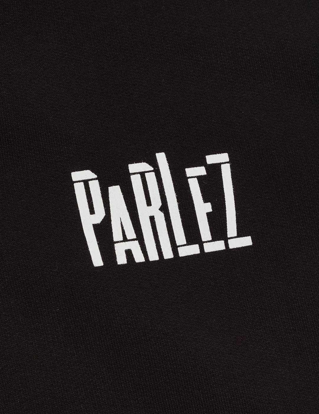 Parlez Layman sudadera negra para hombre