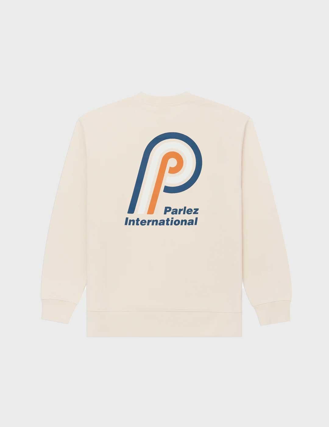 Parlez Poplar sudadera beige para hombre