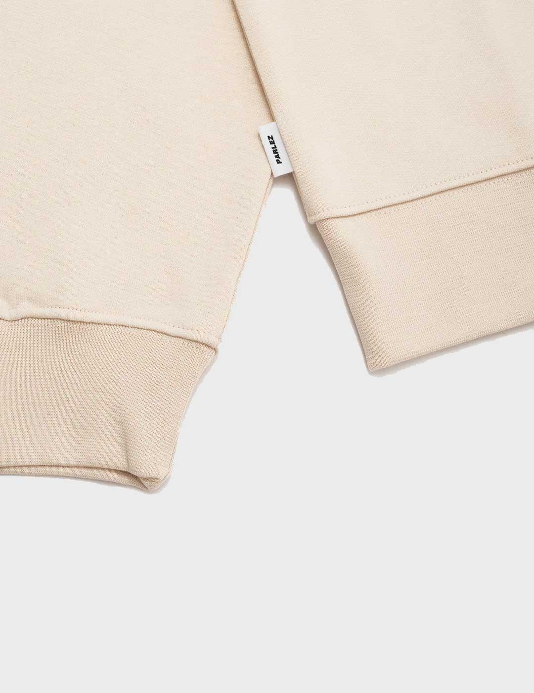 Parlez Poplar sudadera beige para hombre