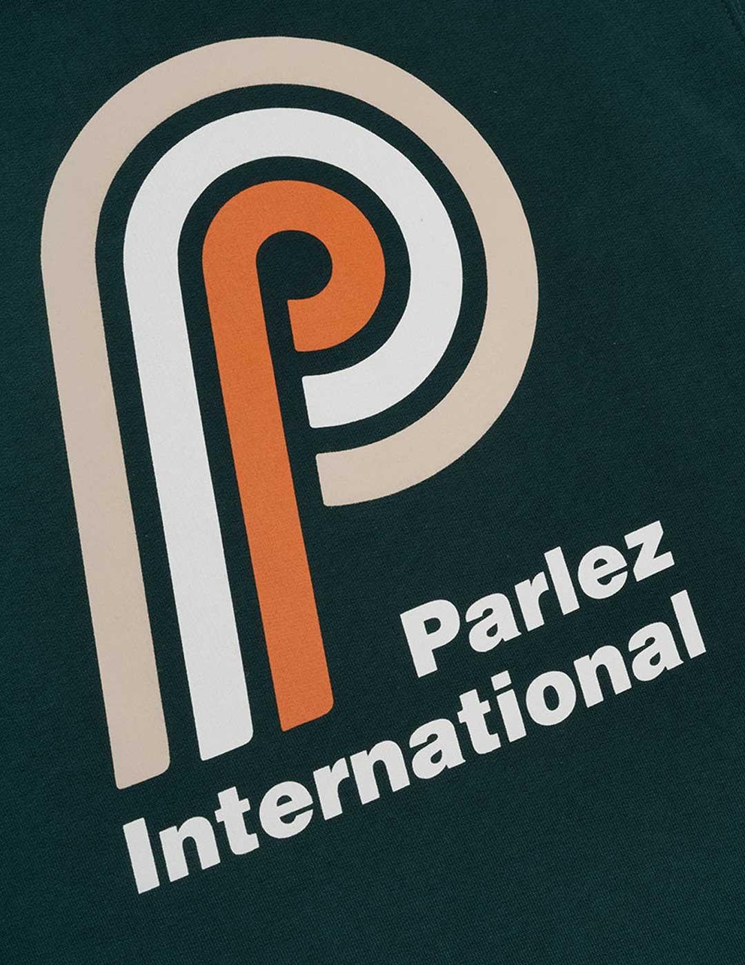 Parlez Poplar sudadera verde para hombre