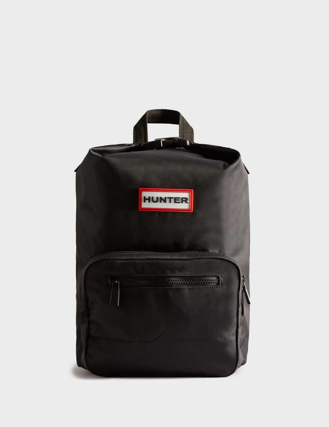 Hunter Nylon Pionner mochila negra para mujer y hombre