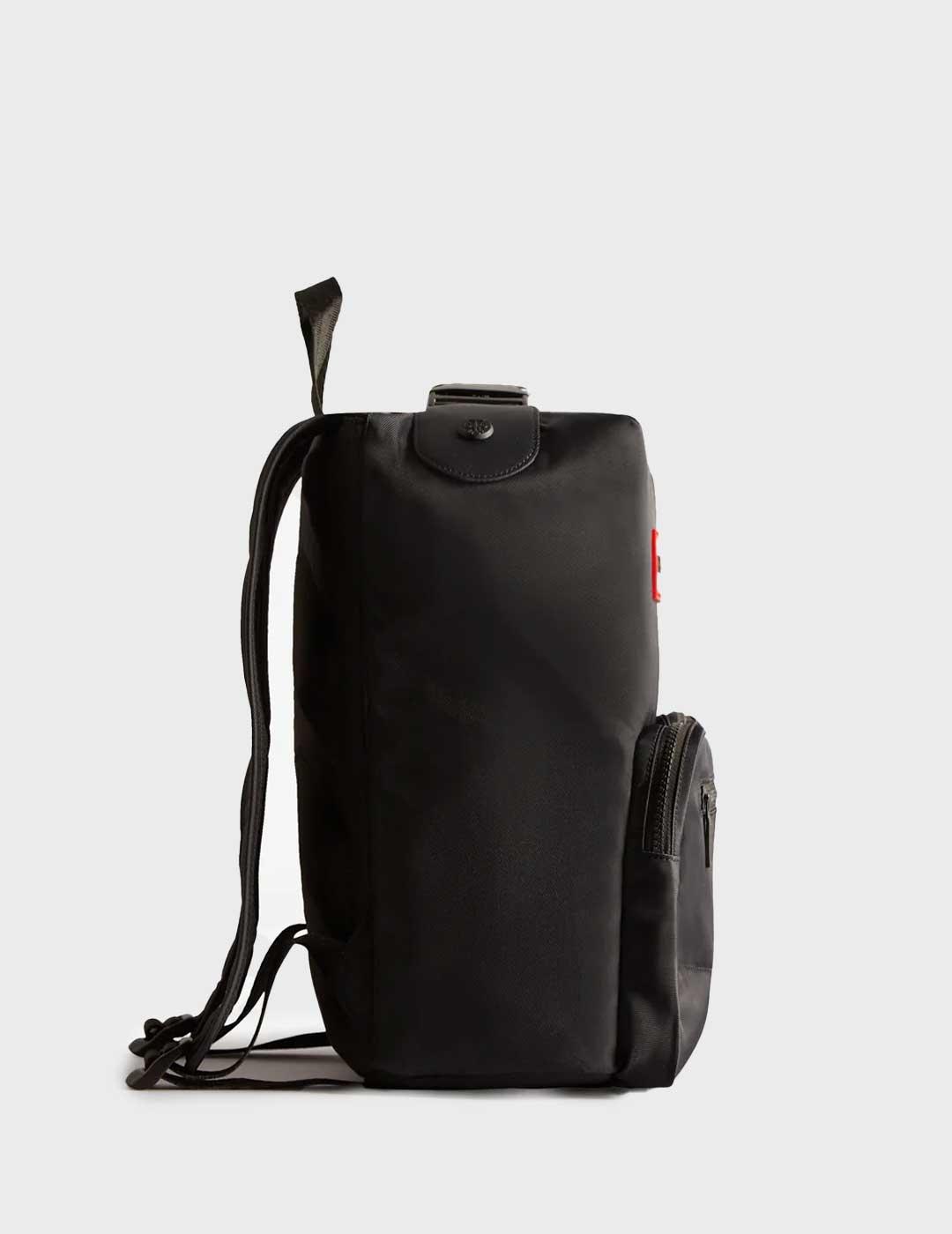 Hunter Nylon Pionner mochila negra para mujer y hombre