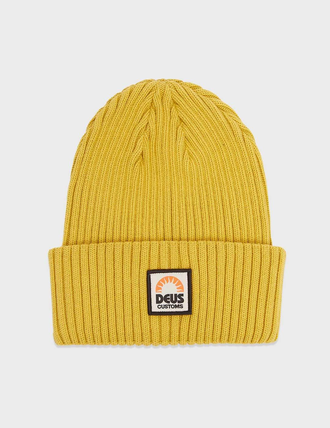 Deus Melody gorro amarillo para hombre y mujer