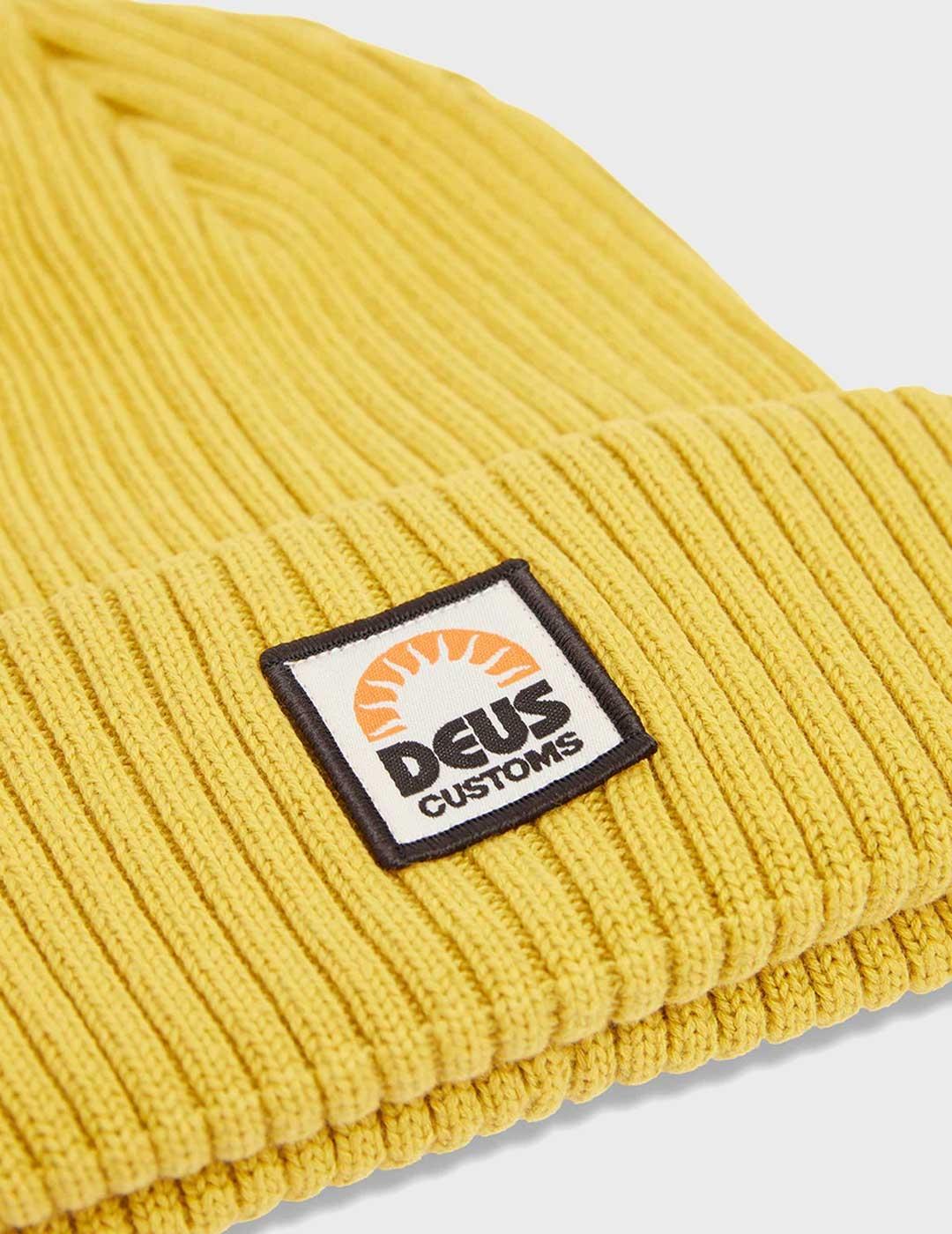 Deus Melody gorro amarillo para hombre y mujer