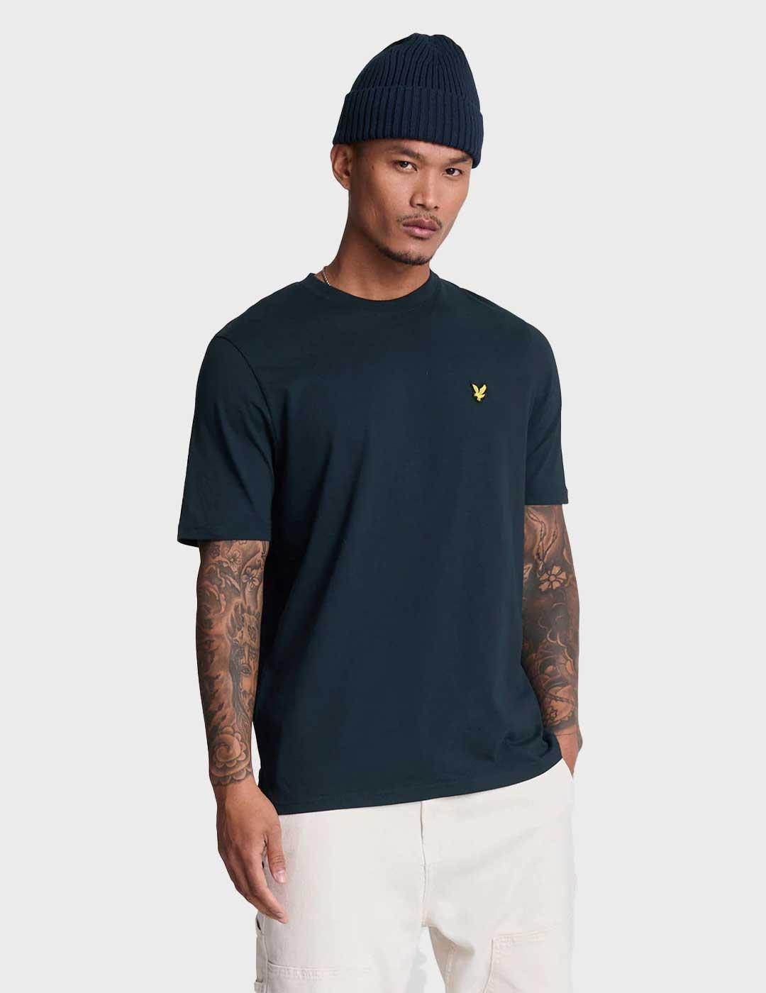 Lyle & Scott Scattered Eagles camiseta azul para hombre