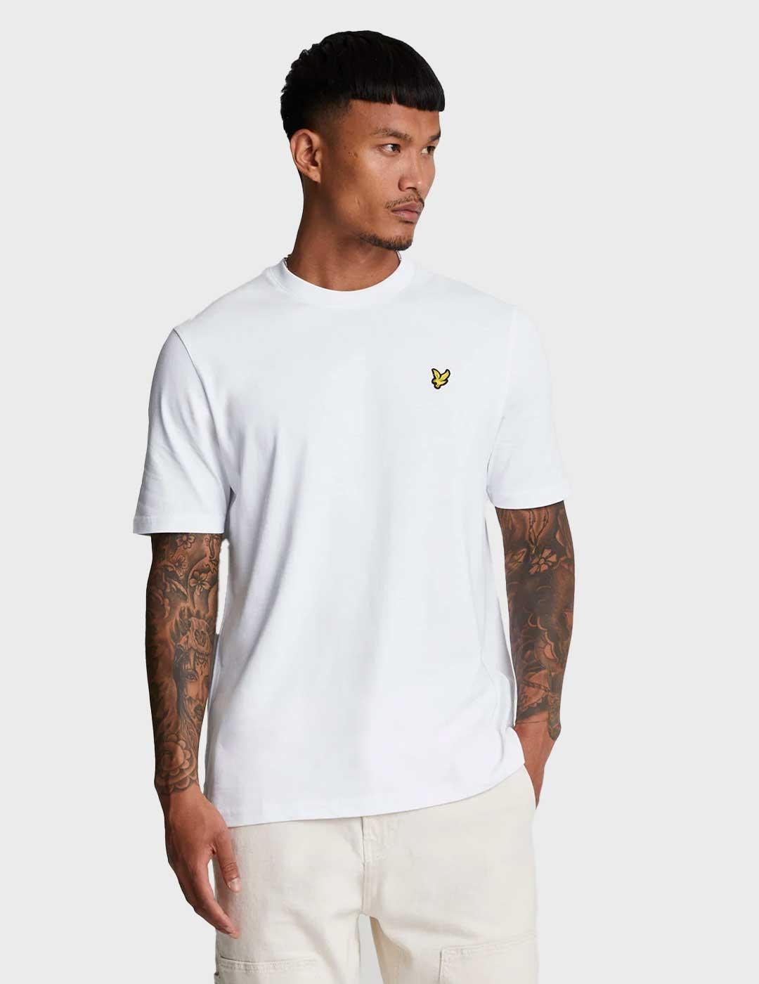 Lyle & Scott Tartan Heritage camiseta blanca para hombre