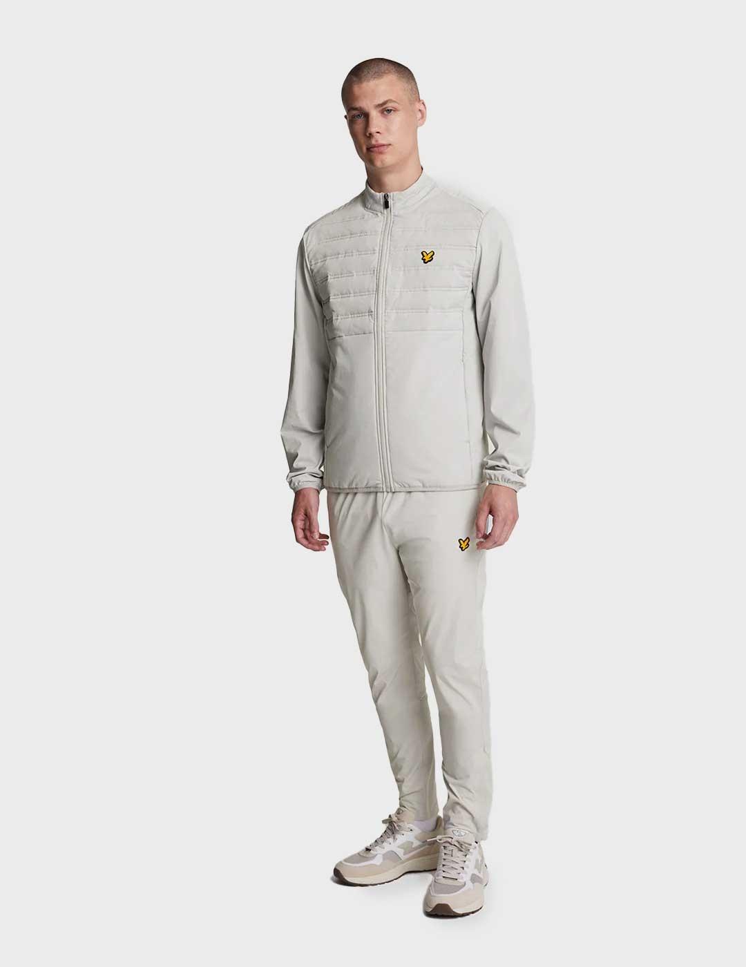 Lyle & Scott Four Way Stretch Trackies pantalón gris hombre