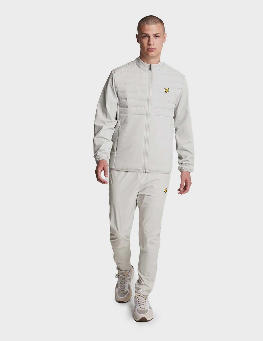 Lyle & Scott Four Way Stretch Trackies pantalón gris hombre