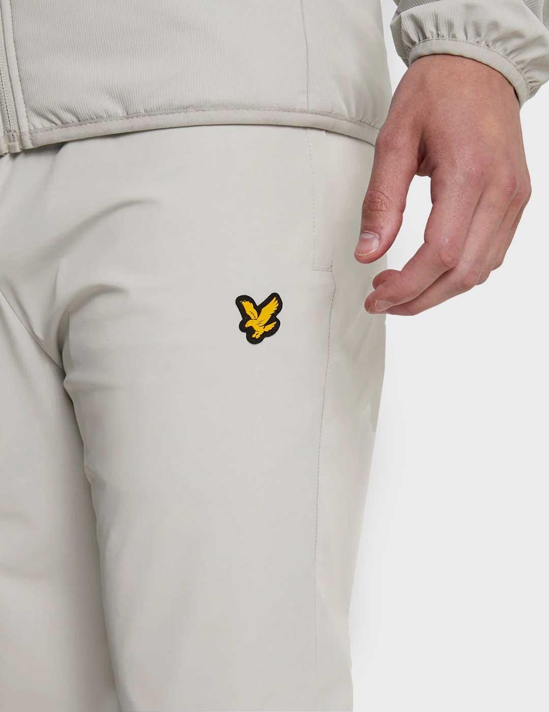 Lyle & Scott Four Way Stretch Trackies pantalón gris hombre