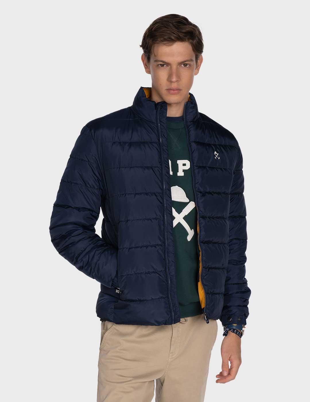 Harper & Neyer Parka Galway chaqueta azul para hombre