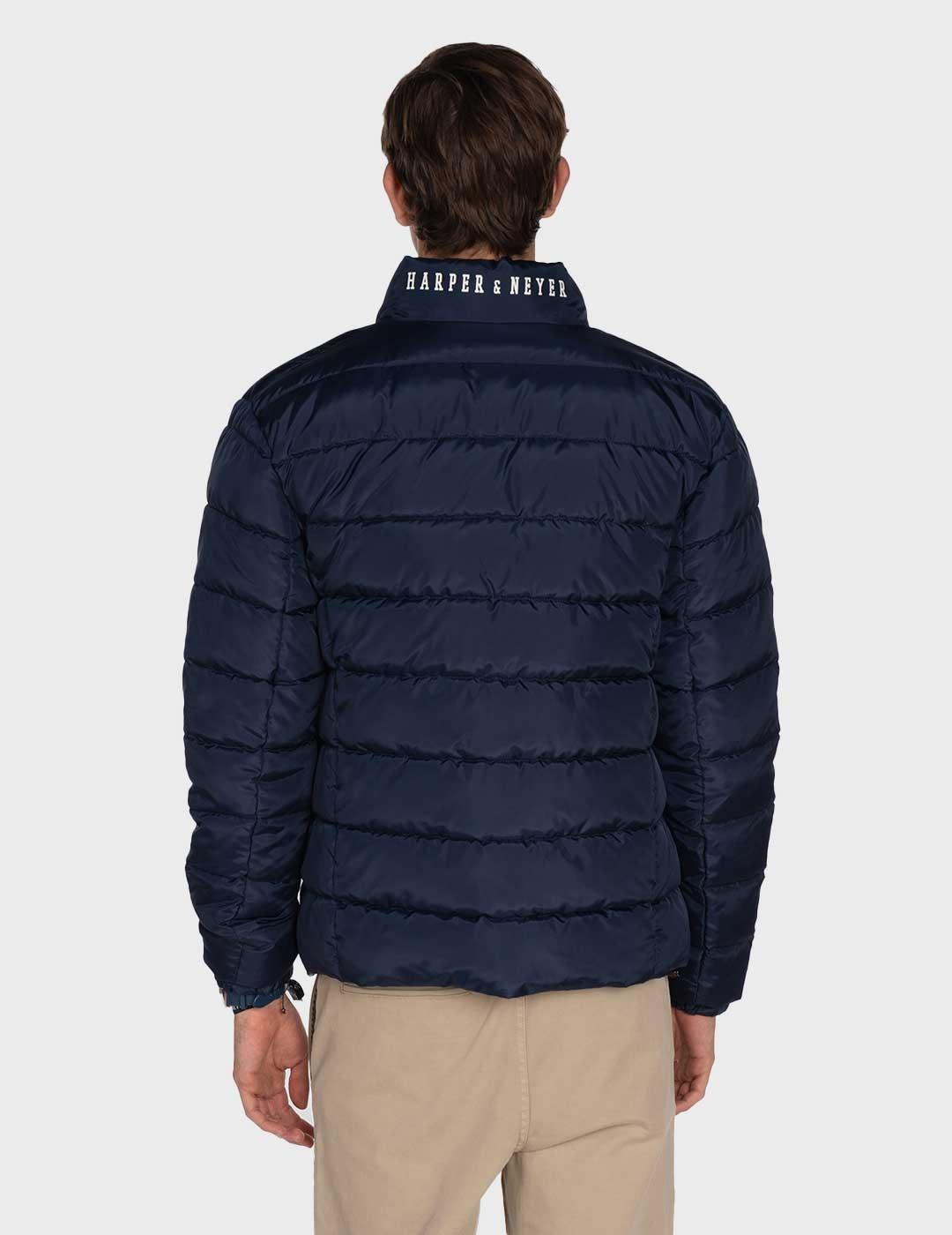 Harper & Neyer Parka Galway chaqueta azul para hombre