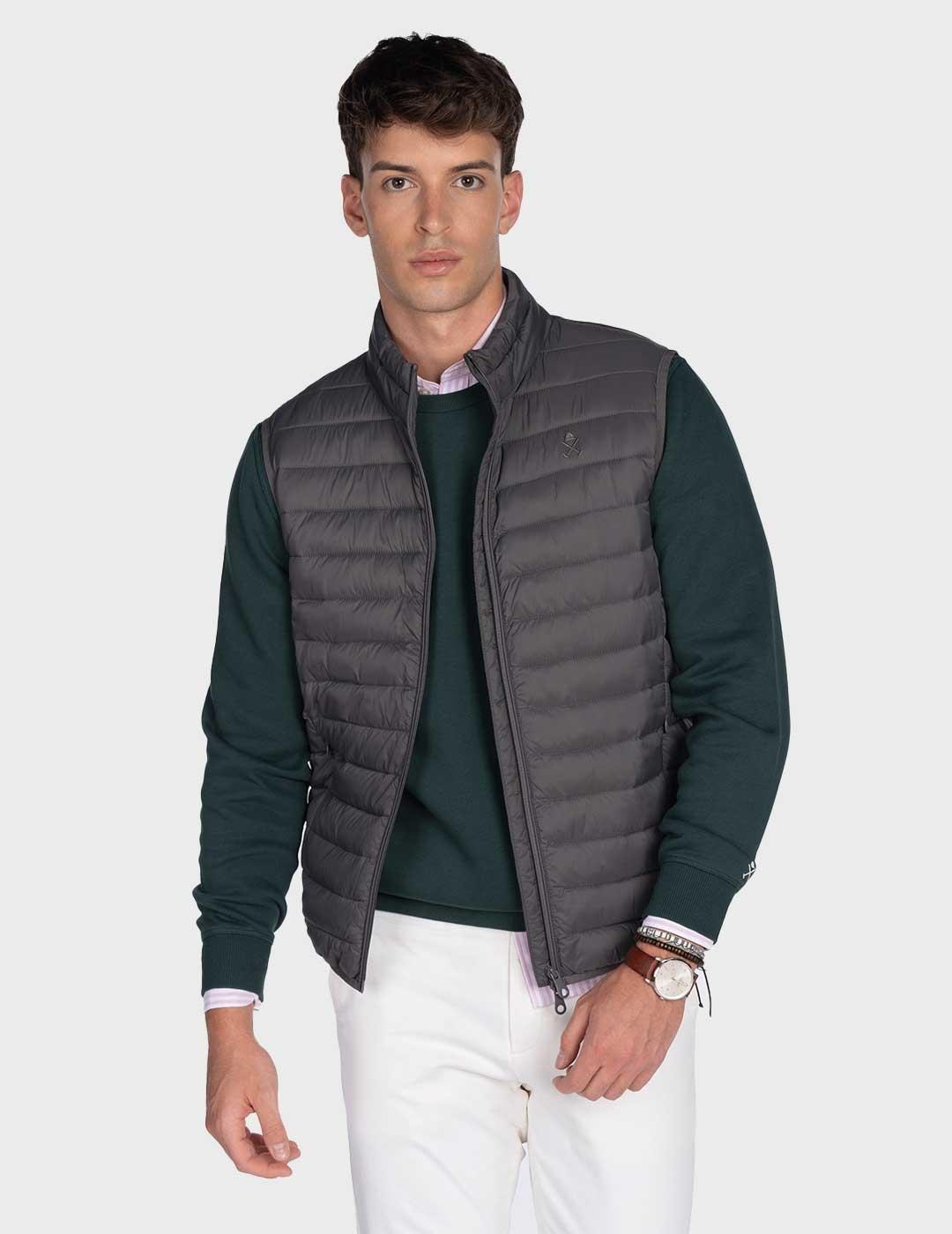 Harper & Neyer Icon chaleco gris para hombre