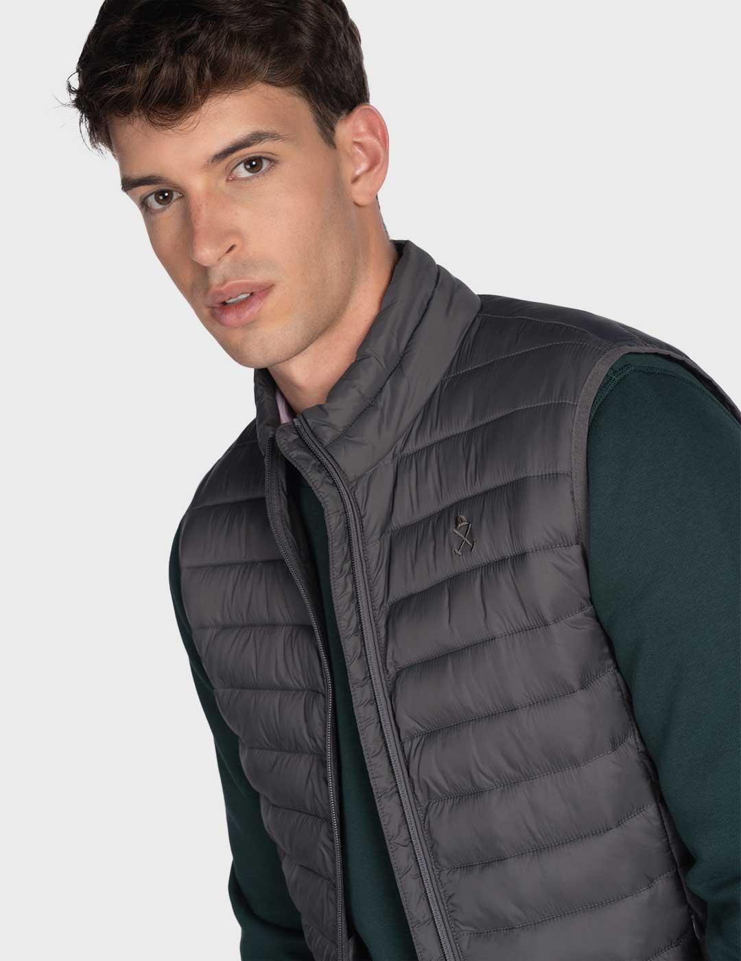 Harper & Neyer Icon chaleco gris para hombre