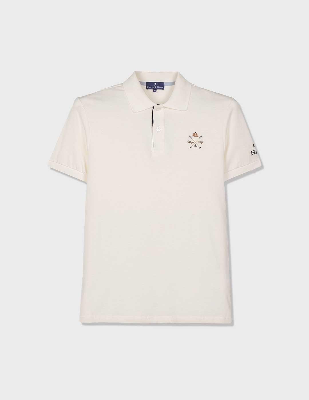 Harper & Neyer Winner polo blanco para hombre