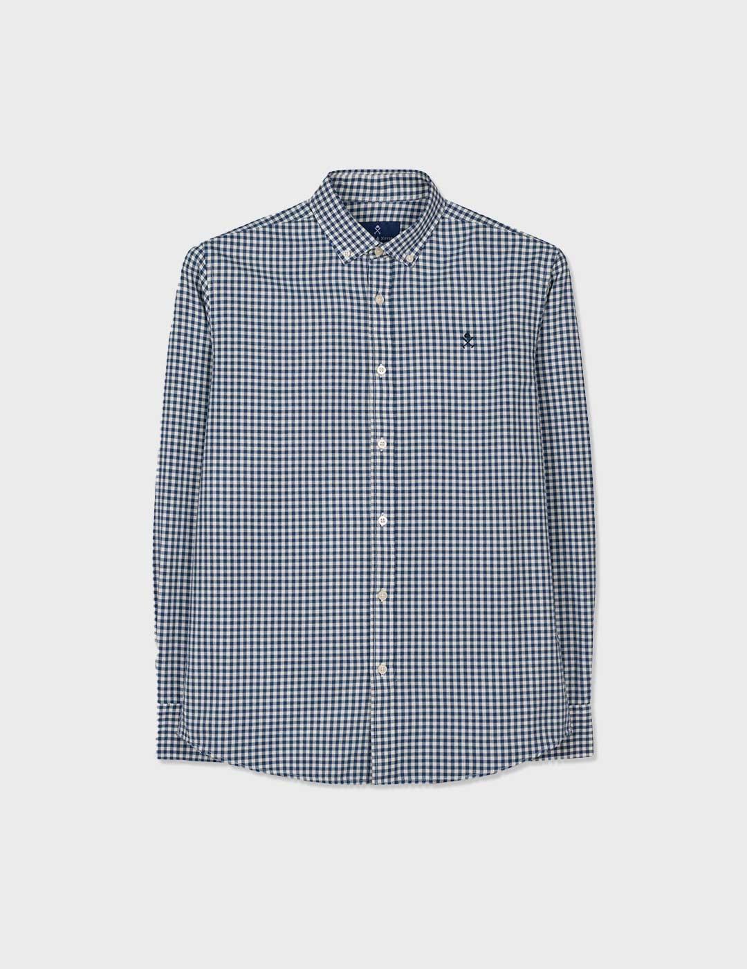 Harper & Neyer Vichy camisa azul para hombre