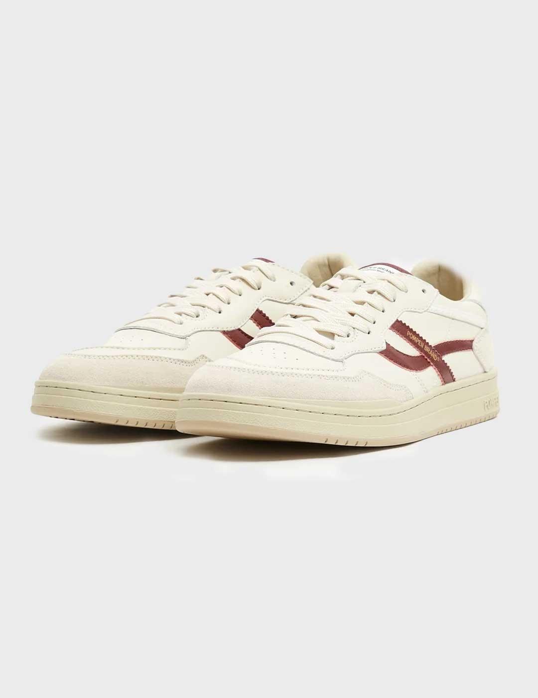 Pompeii Brand Elan Pippa Leather zapatilla blanca para hombr