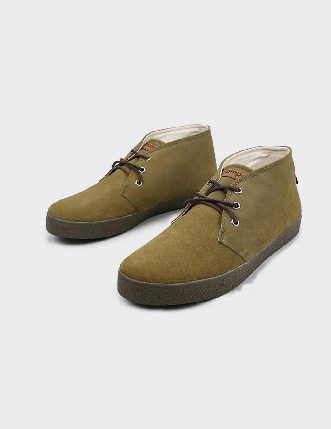 Zapatillas Pompeii Catalina Suede Hydro verdes para hombre