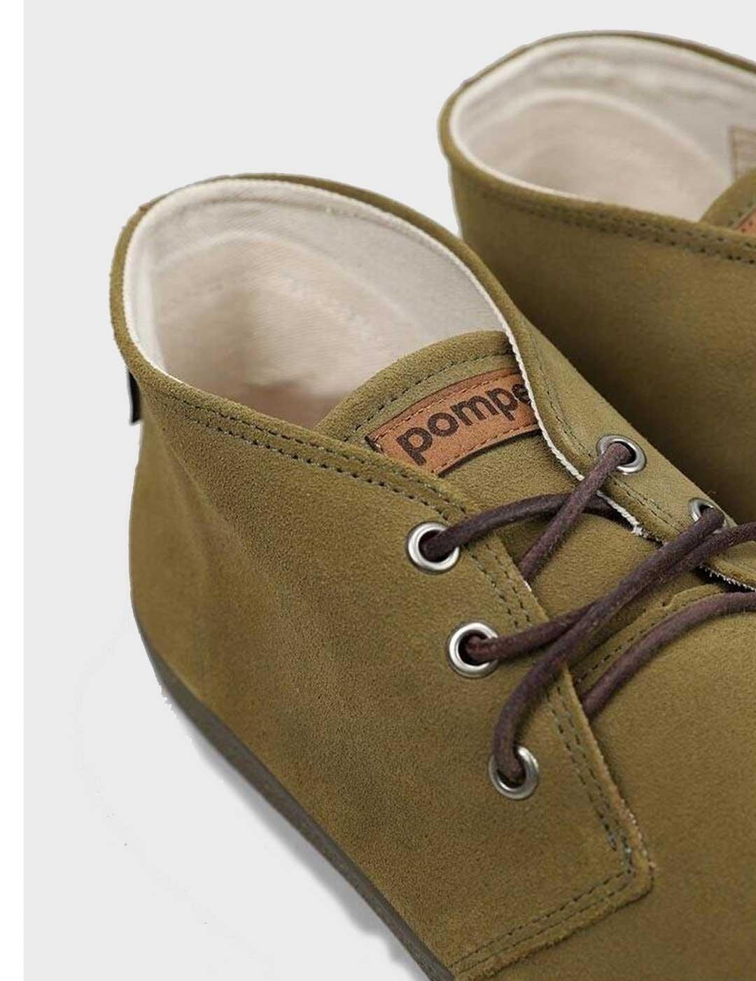 Zapatillas Pompeii Catalina Suede Hydro verdes para hombre