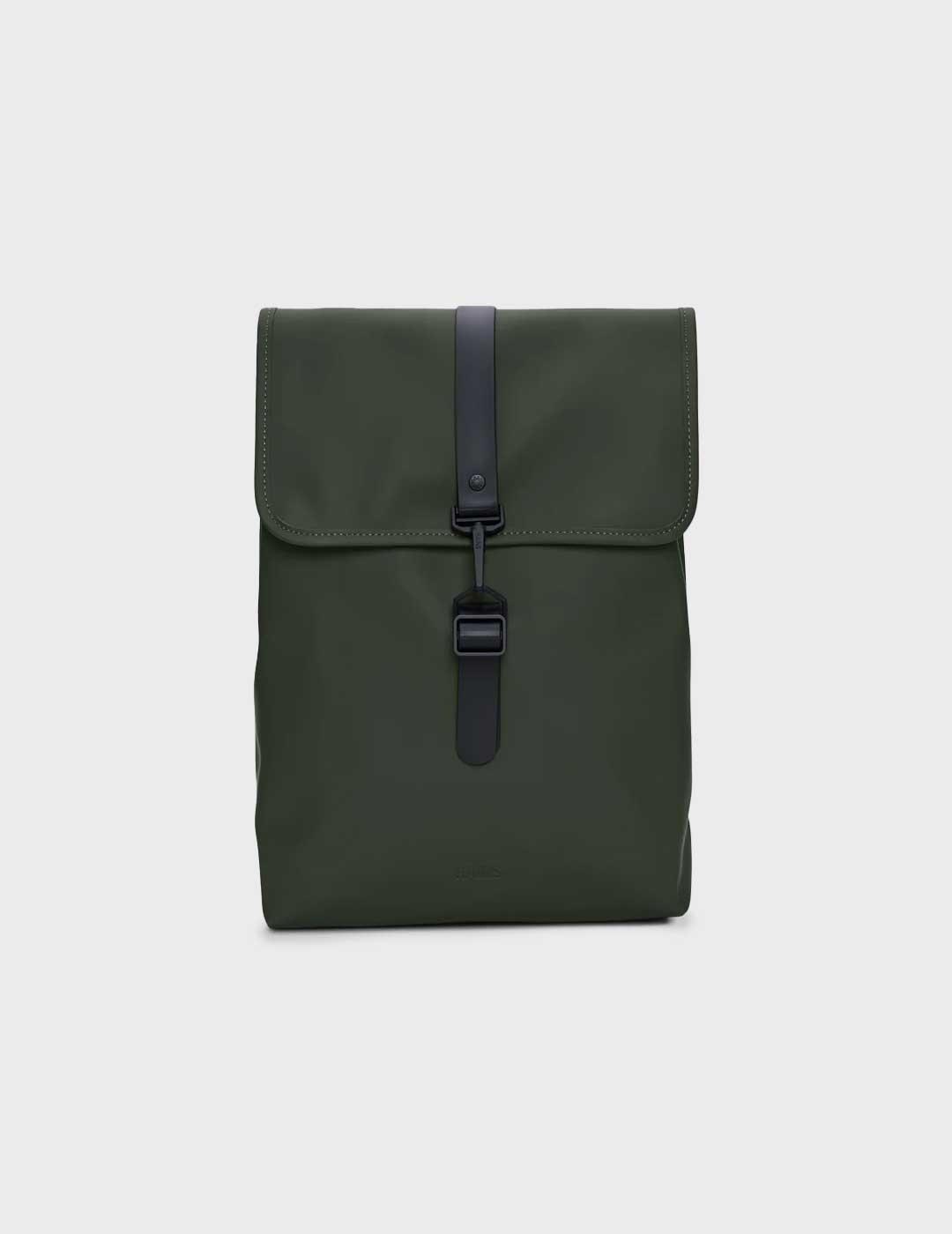 Rains Rucksack mochila verde para hombre y mujer