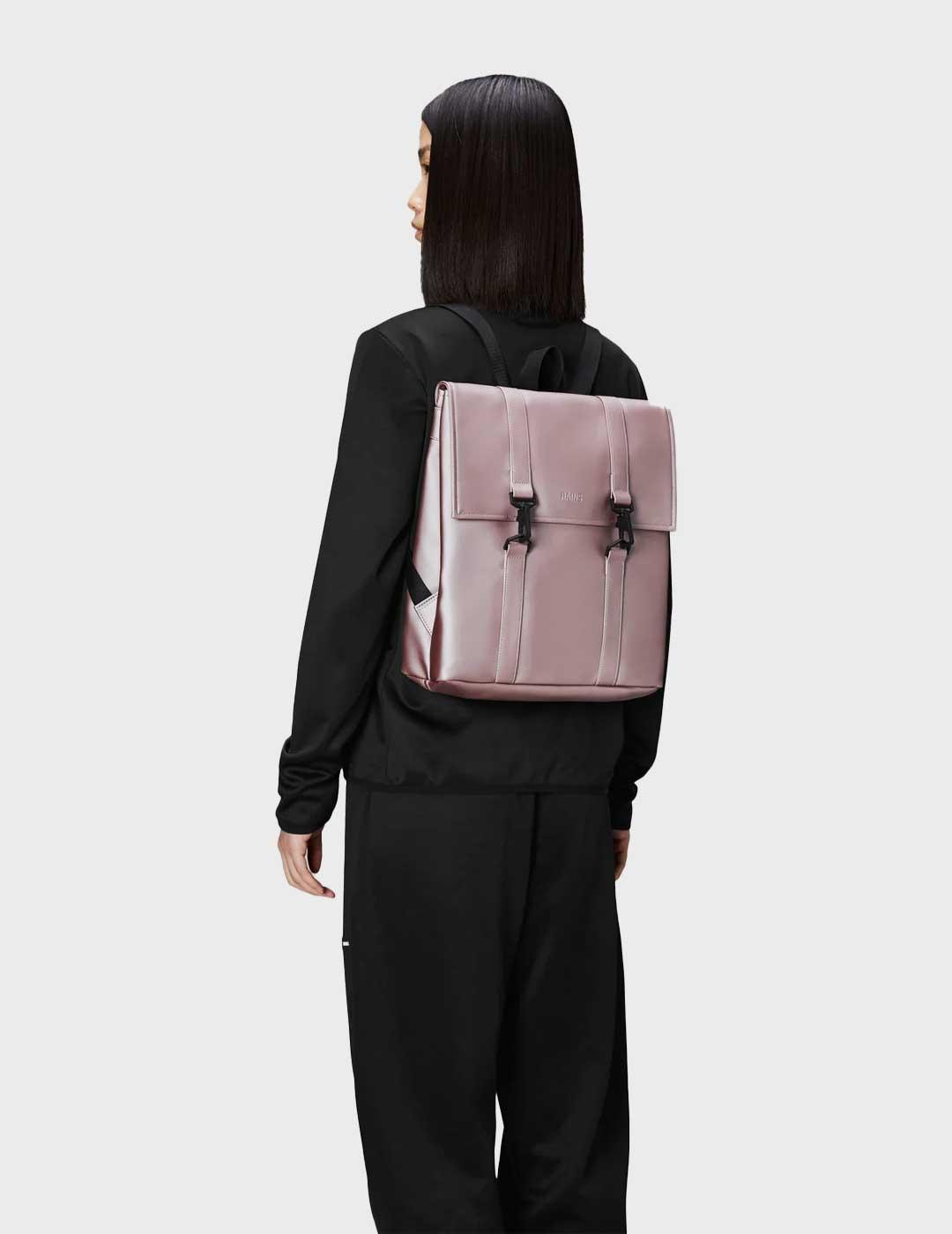 Rains Msn bolso rosa para hombre y mujer