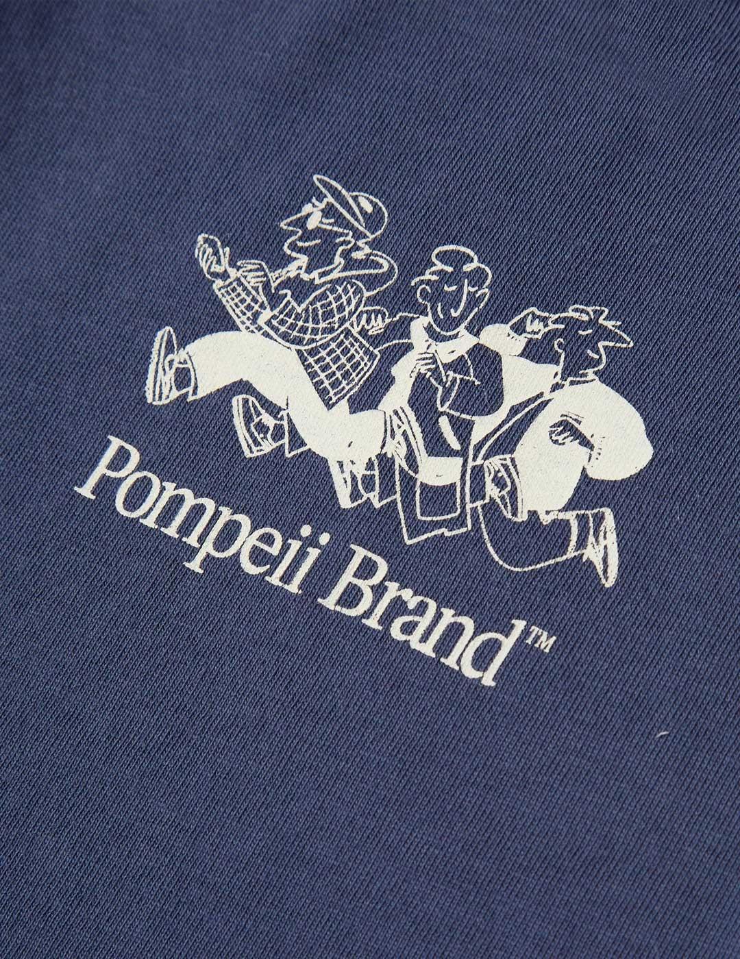 Pompeii Brand Marathon of life camiseta azul hombre y mujer