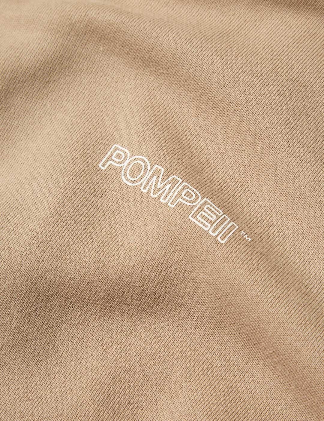 Pompeii Brand Soulful sudadera beige para hombre y mujer