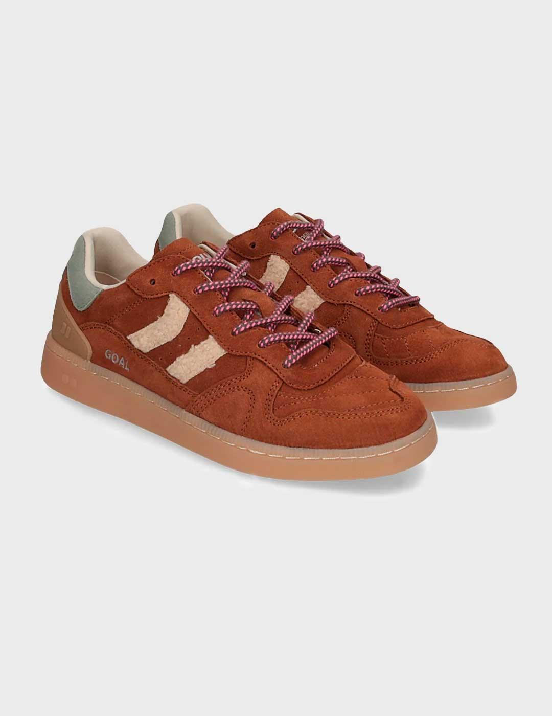 Coolway Goal zapatilla marrón para mujer