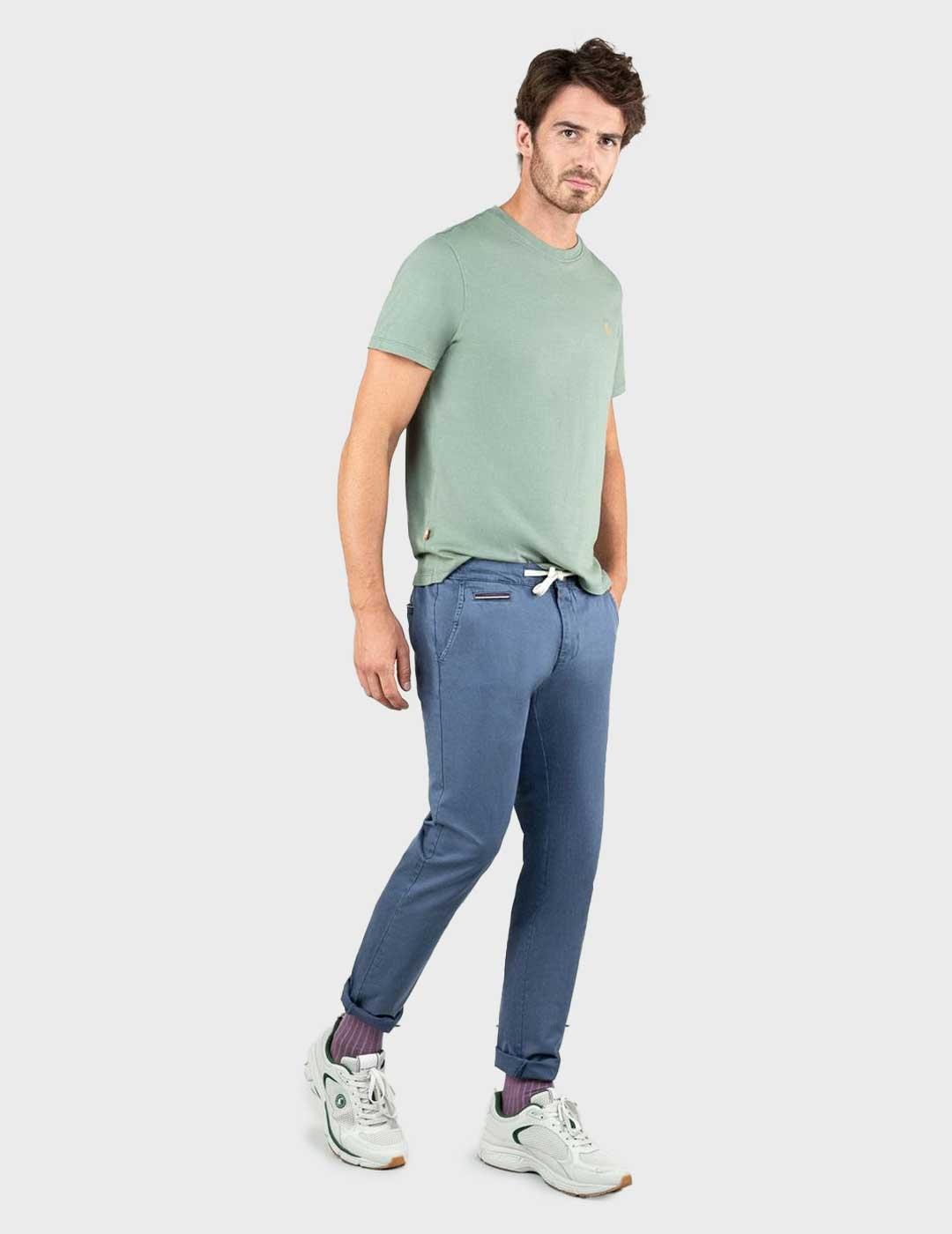 El ganso camiseta verde para hombre