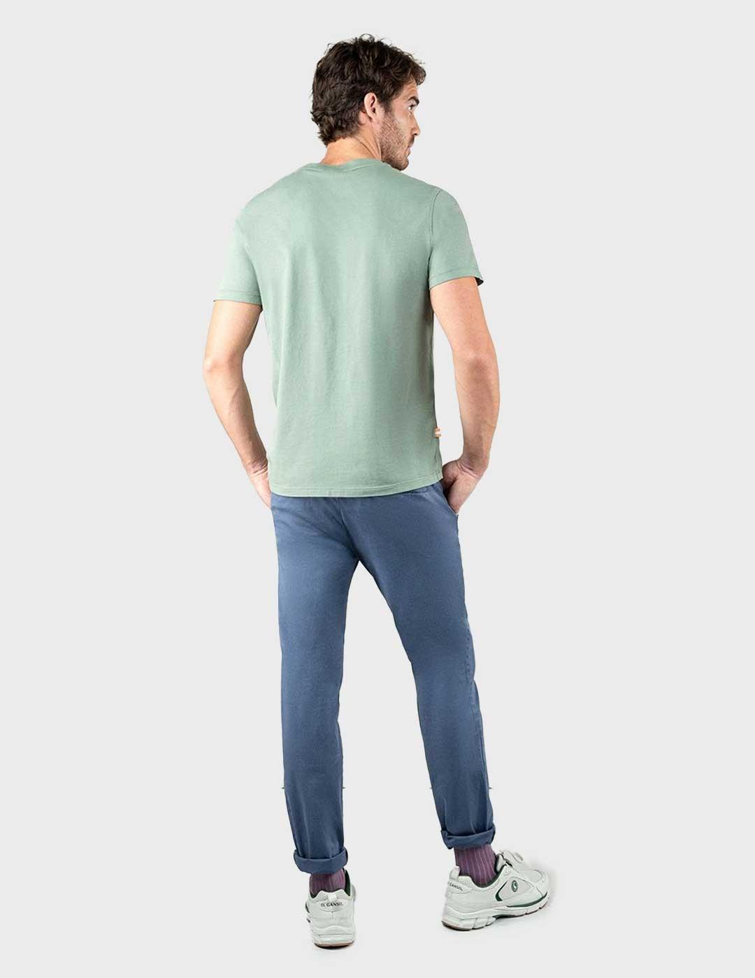 El ganso camiseta verde para hombre