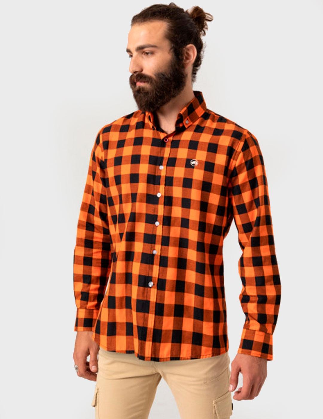 CAMISA ALTONADOCK NARANJA PARA HOMBRE