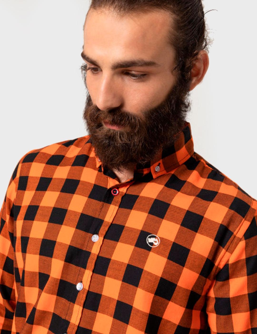 CAMISA ALTONADOCK NARANJA PARA HOMBRE