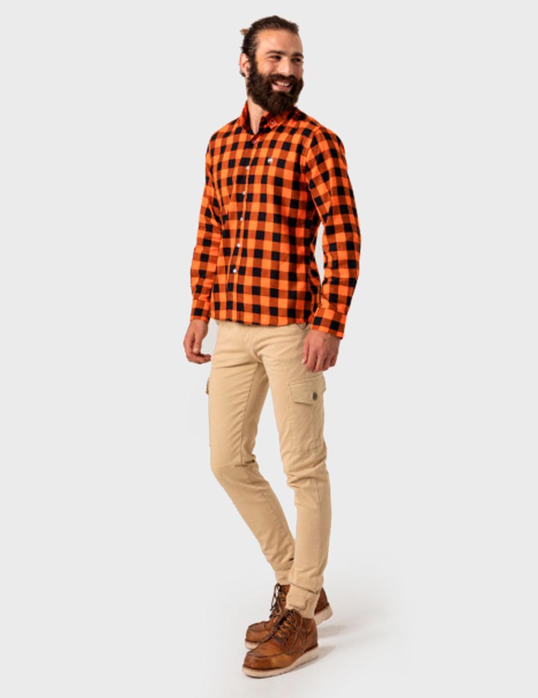 CAMISA ALTONADOCK NARANJA PARA HOMBRE