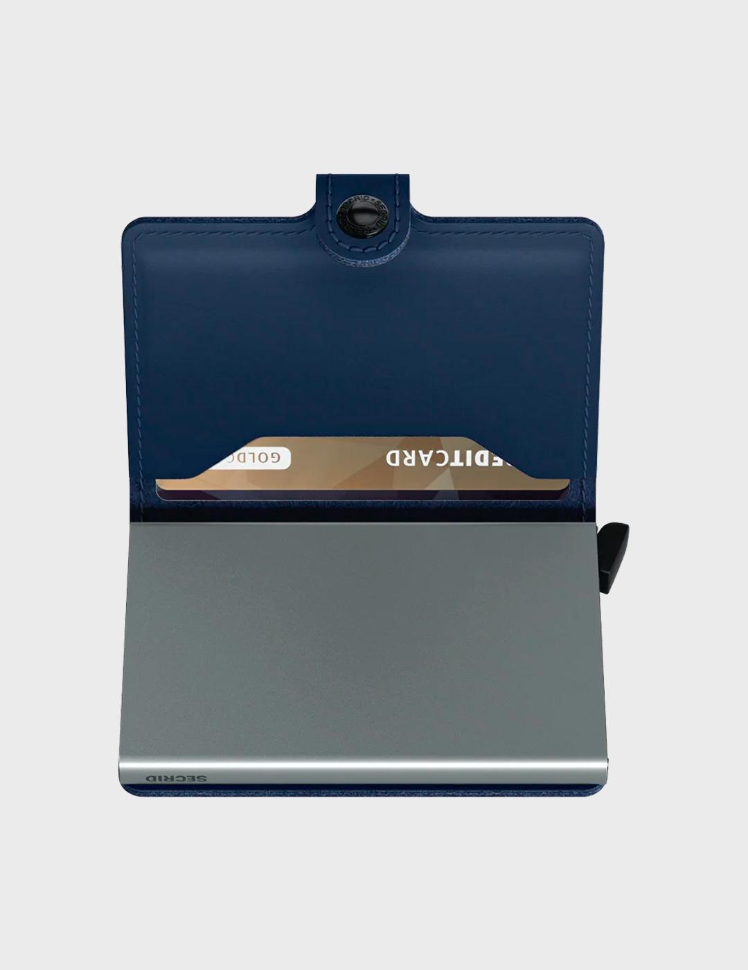 Miniwallet Secrid azul para hombre y mujer