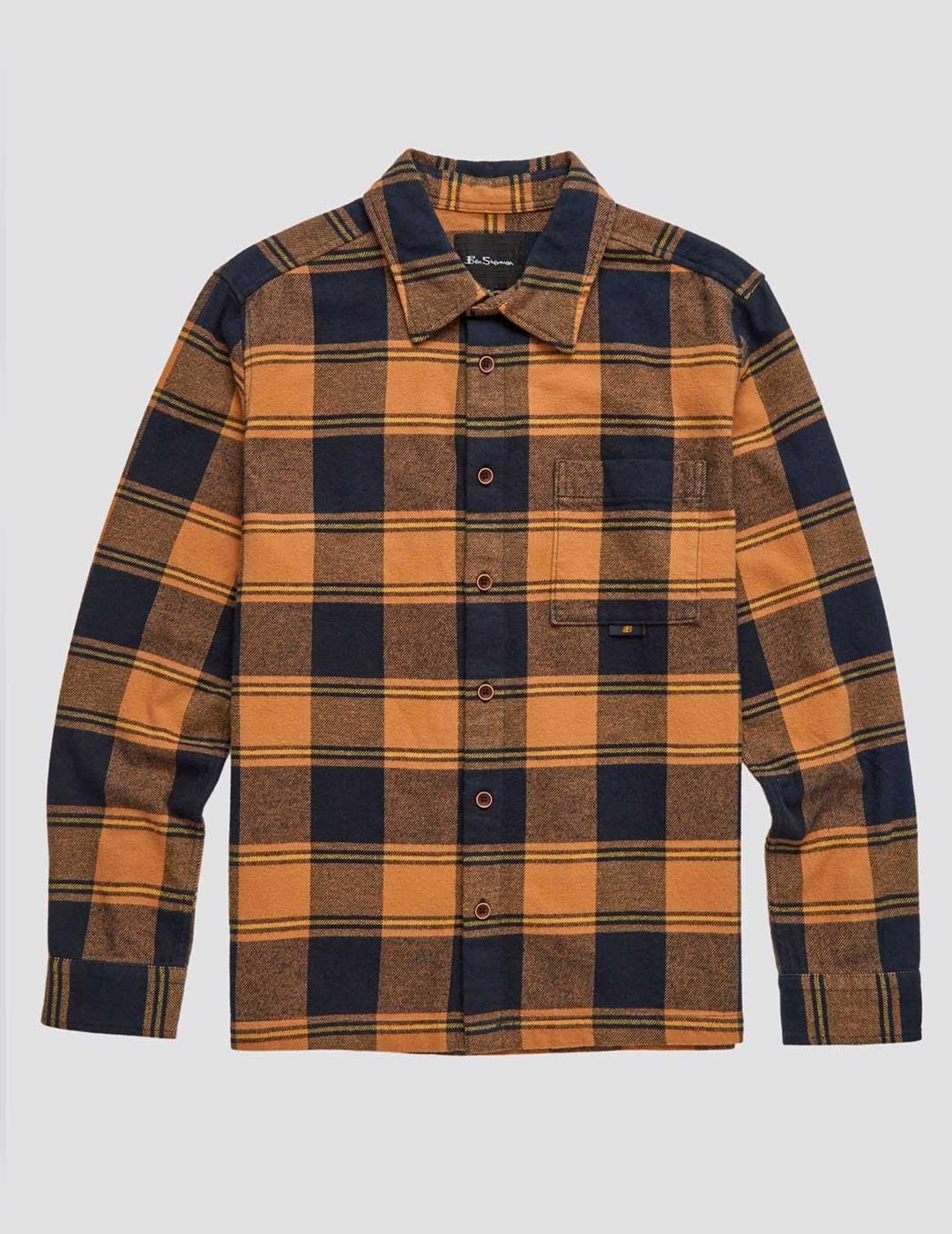 Camisa Ben Sherman naranja para hombre