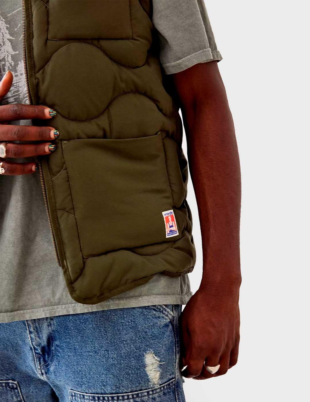 CHALECO WRANGLER VERDE PARA HOMBRE